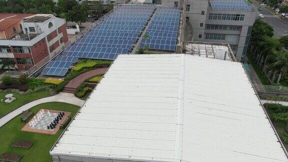 屋顶人造花园太阳能
