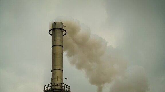 碳污染烟囱