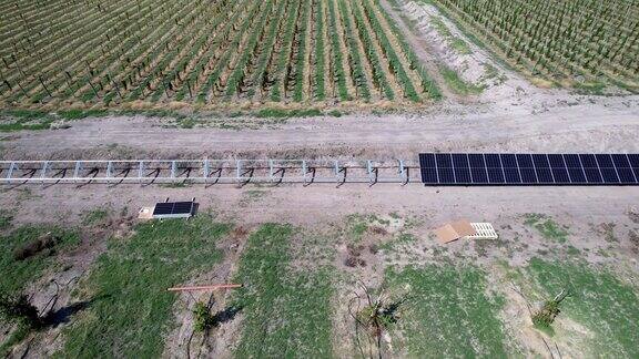 安装太阳能板灌溉优化农业生产