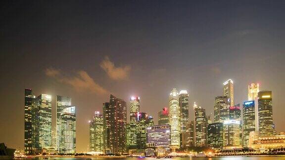 4K时光流逝:新加坡商务区