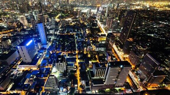 夜晚的城市延时