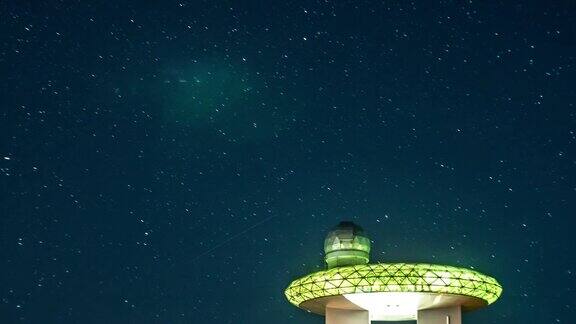 现代天文台是延时观测星星的