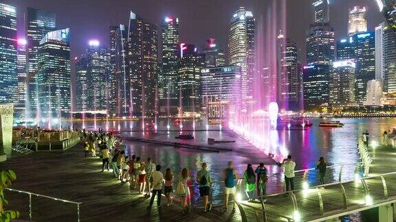 4K:新加坡城市夜间旅游