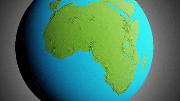 地球非洲图形