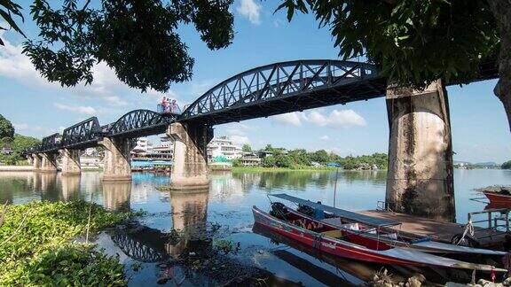 4K时间延时:泰国北碧府桂河大桥