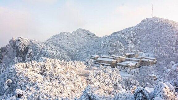 黄山的美丽雪景