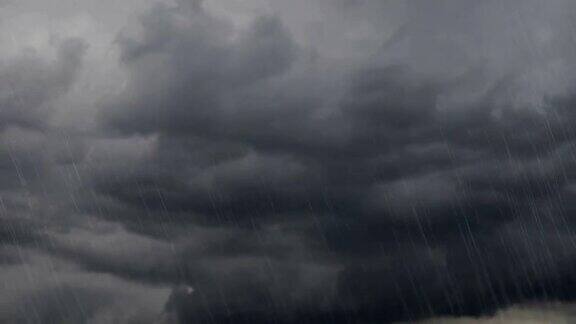 雷击阵雨视频素材