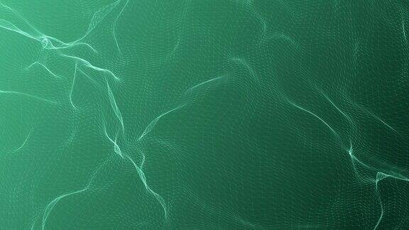 抽象的浅绿色波浪背景