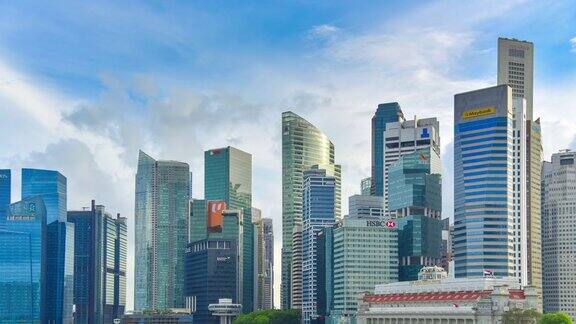 新加坡的城市景观以人为景