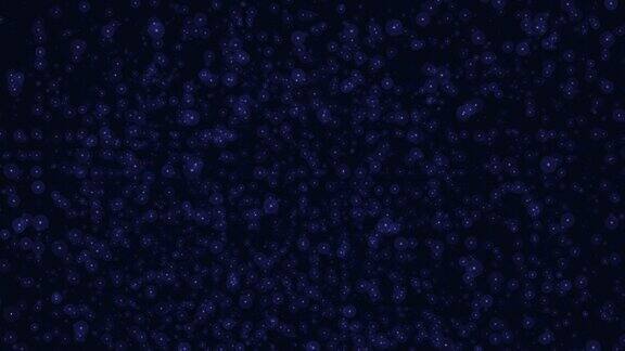 抽象的黑色和蓝色背景与圆圈在网格模式