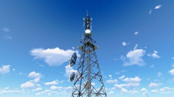 无线网络通信5g基站信号塔