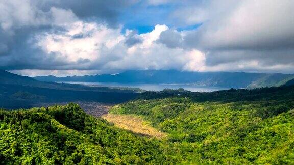 火山GunungBatur的观点