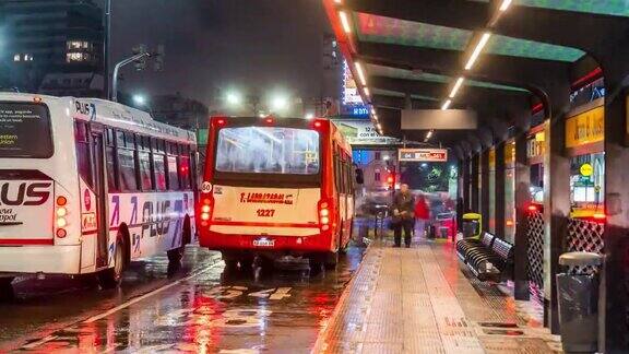 布宜诺斯艾利斯阿根廷:巴勒莫延时BRT-快速公交