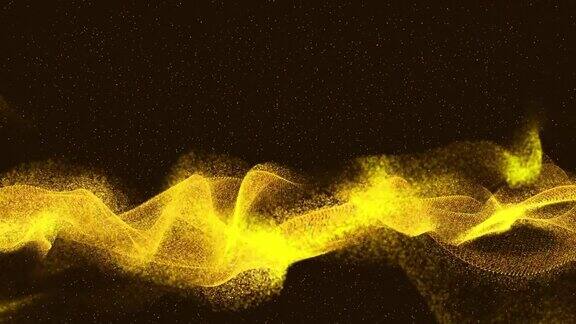 极光梦之光绚丽的祝福魔幻空间的美丽抽象织物波浪运动的样子精彩精彩的庆祝时刻屏幕显示演示3D渲染