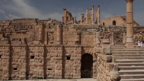 约旦的古罗马城市杰拉什