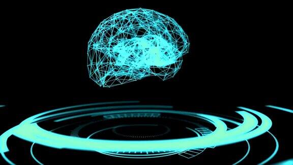 AI人工智能深度数据学习中的数字大脑