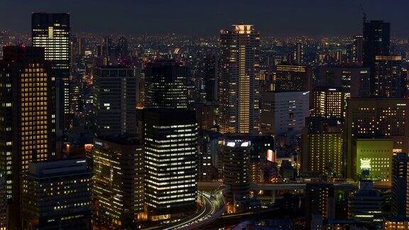 4K延时:大阪夜景