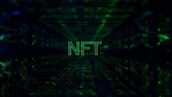 NFT背景Android深度学习人工智能背景