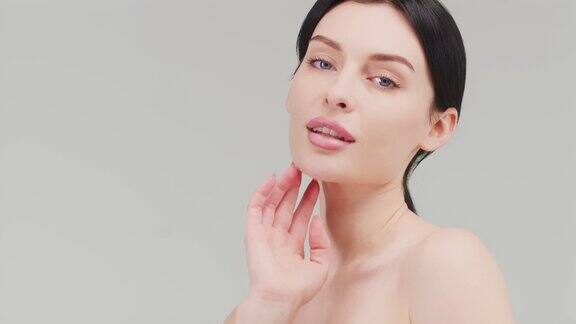 美女模特皮肤护肤治疗化妆品广告