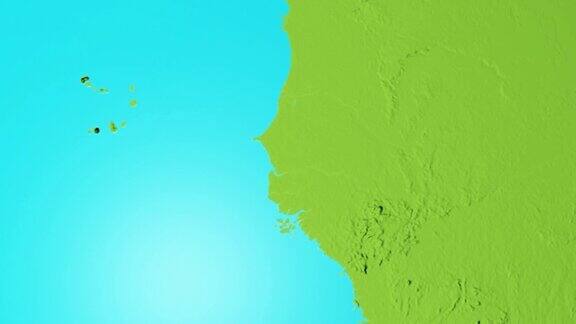 地球与冈比亚图形的边界