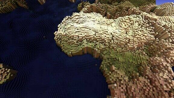 立方体世界地图