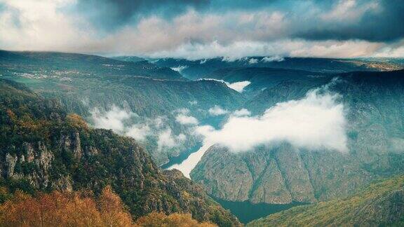 山景城西尔河峡谷西班牙加利西亚