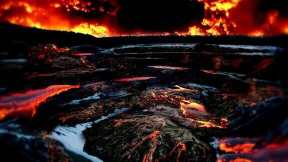 热火山风景