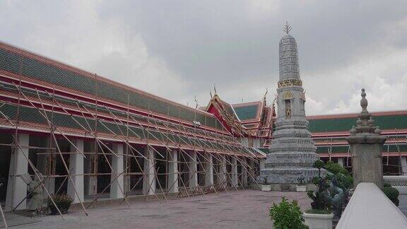 泰国曼谷卧佛寺的石塔