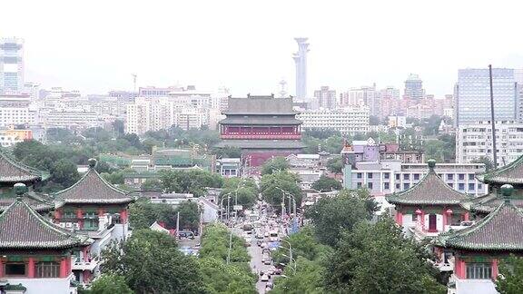 白天的北京钟楼高清