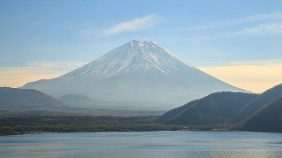 时间流逝:日本富士山