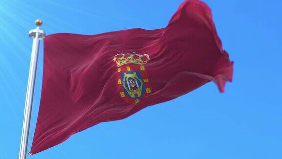 西班牙卡斯蒂尔拉曼查市雷亚尔市的旗帜