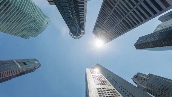 4K时光流逝:商业金融和工业领域的摩天大楼