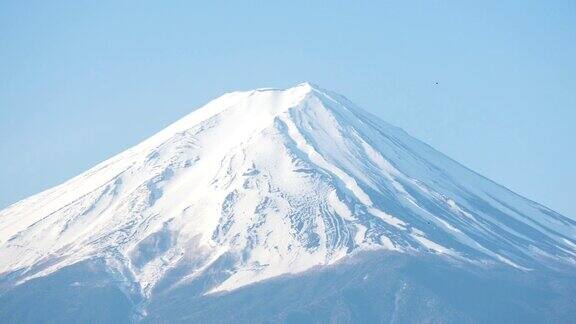 4K延时:富士山特写
