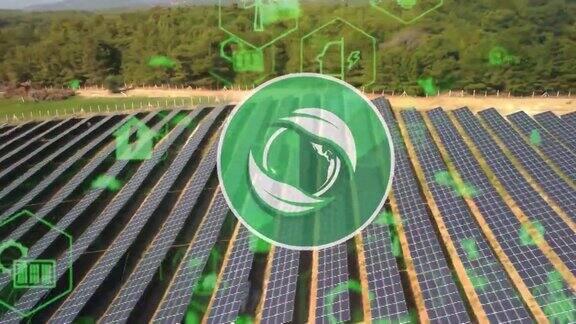 太阳能发电厂和技术概念可再生能源智能电网