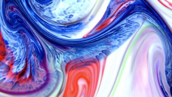 水墨抽象艺术图案色彩颜料液体概念肌理