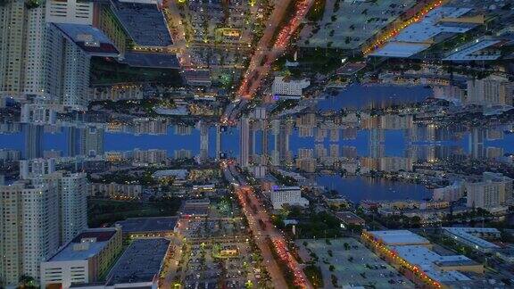空中城市镜像效应