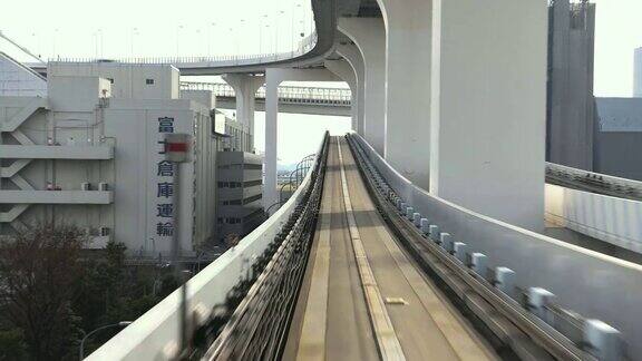 延时:日本东京的自动列车