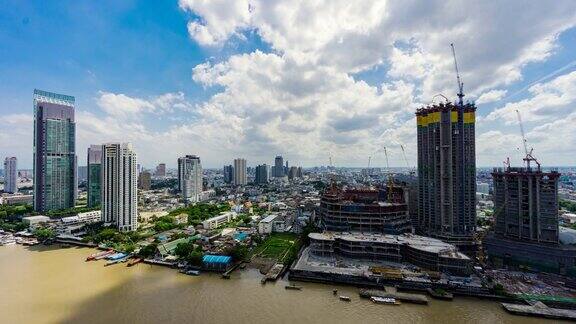 曼谷和湄南河景色