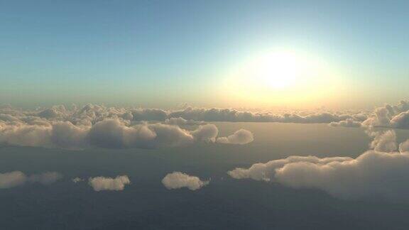飞过云层