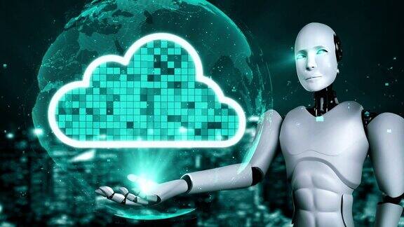 人工智能机器人huminoid使用云计算技术将数据存储在在线服务器上