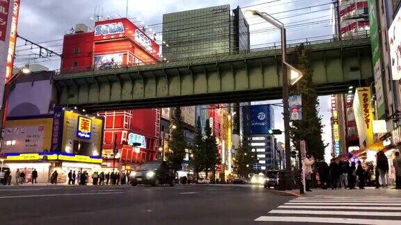 日本东京的时光流逝