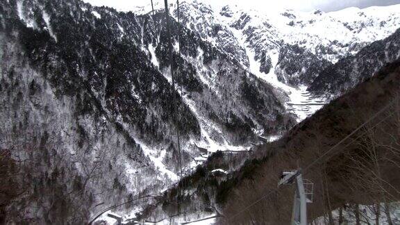 日本高山岐阜新穗高桥缆车站