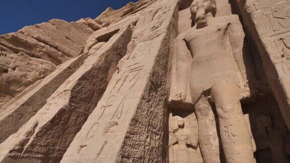 哈索尔和奈费尔塔利的小神庙阿布辛贝上埃及