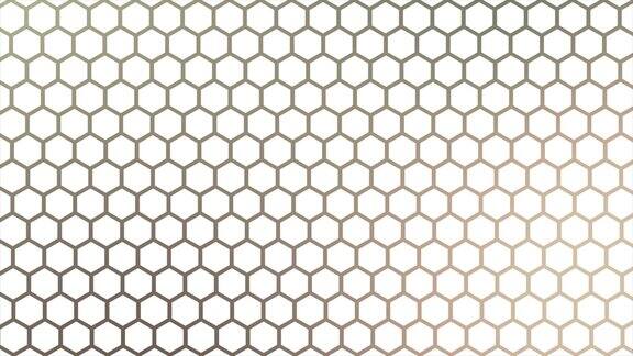未来色彩缤纷的表面六边形瓷砖时尚的简单和最小的几何六边形背景