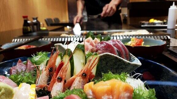 生鱼片餐厅的日本料理