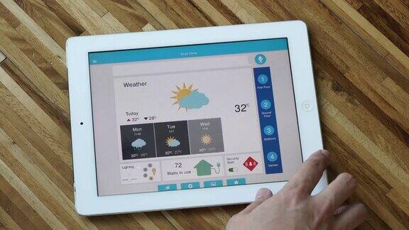 移动应用的家庭自动化和智能家居技术-天气预报