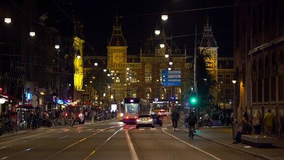 阿姆斯特丹的夜晚实时