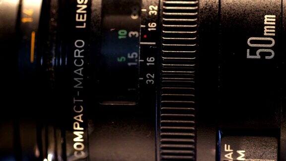 数码单反相机镜头的微距特写