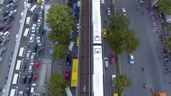 航拍:曼谷的交通运输系统