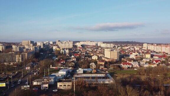 利沃夫的城市乌克兰古老的欧洲小镇